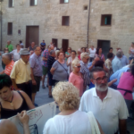 Imágenes de la primera Concentración en la Plaza de la Paz de Haro